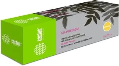 CACTUS 106R01602 Картридж Cactus CS-PH6500M пурпурный для Xerox 6500/6505 (2500стр.)