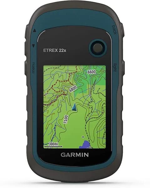 Туристический навигатор Garmin eTrex 22x, портативный GPS GLONASS, карты TopoActive, 25 ч, 8 ГБ