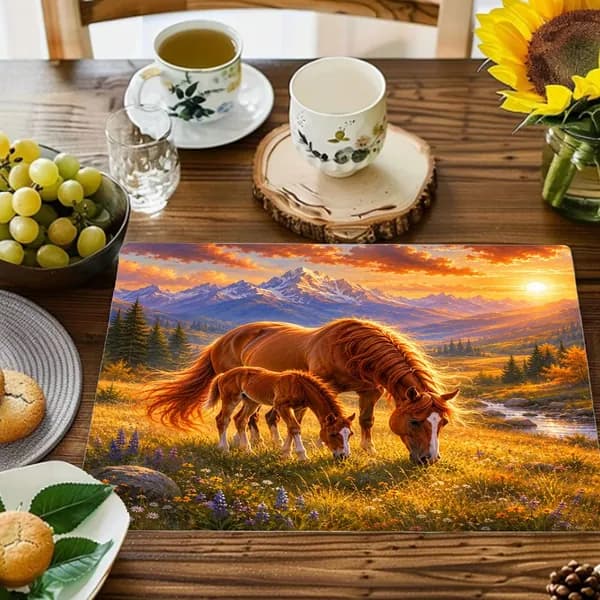 Салфетка сервировочная Искусственные материалы 32x42см, 1шт.