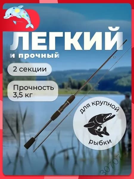 Спиннинг, рабочая длина:  180 см , до 5000 гр