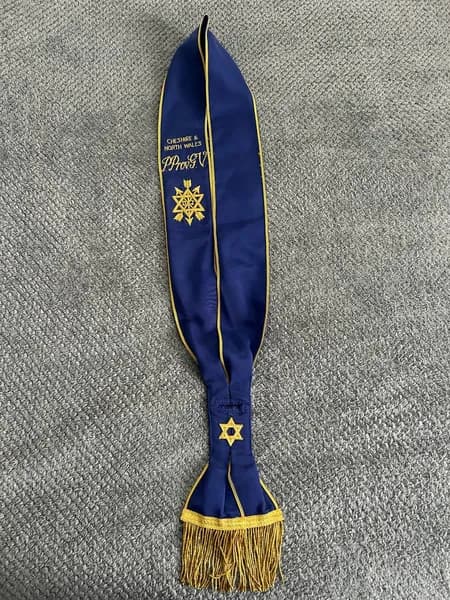 Перевязь для масонского меча, "Ордена Тайного Наставника (Order of the Secret Monitor)"