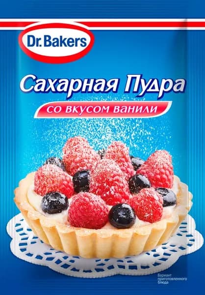 Сахарная пудра Dr.Bakers вкус ванили 80г