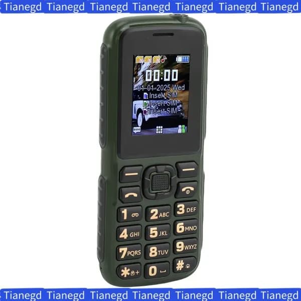 Мобильный телефон, зеленый