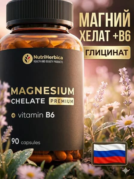 Магний В6 хелат глицинат 400 мг