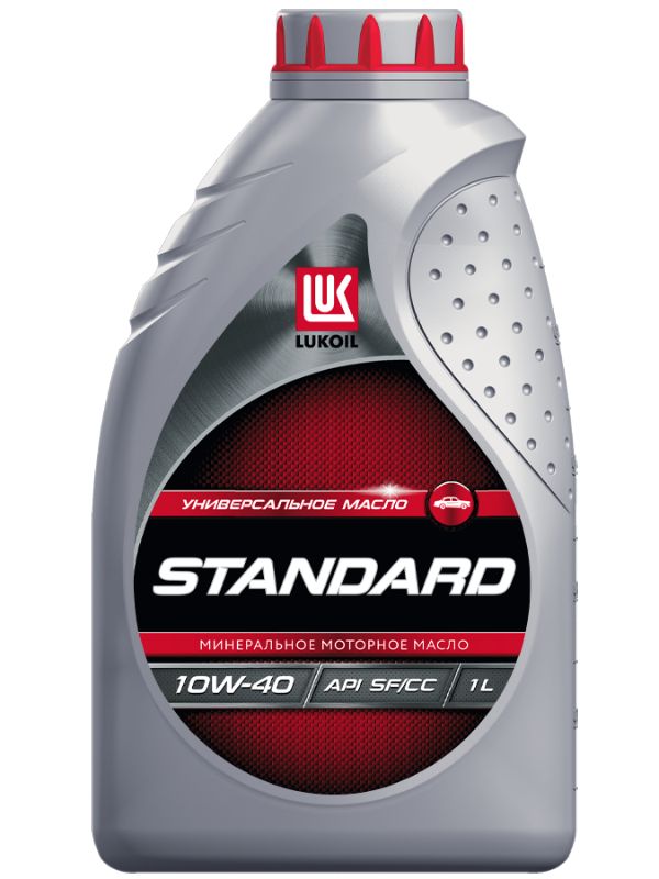 ЛУКОЙЛ (LUKOIL) Standart SF/CC 10W-40 Масло моторное, Минеральное, 1 л