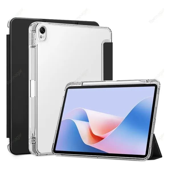 Чехол для планшета Huawei MatePad 11.5 2025 антиударный с воздушными подушками, складываемая подставка, отсек для стилуса и функция сна
