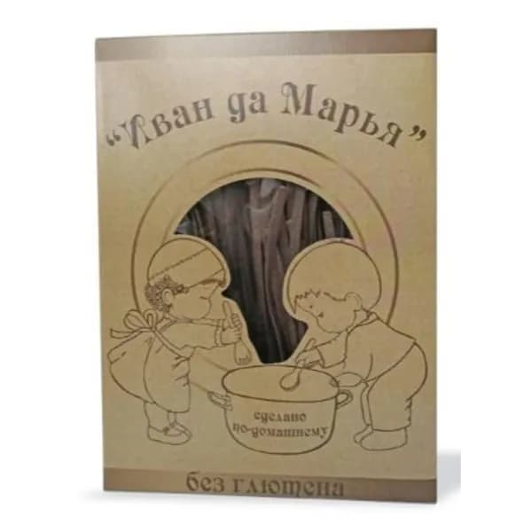 Лапша гречневая безглютеновая "Иван да Марья", 250 г