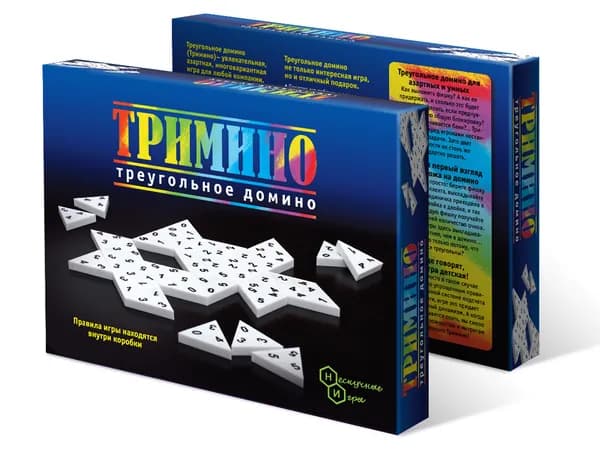 Настольная игра Нескучные игры "Тримино". УТ-00103525