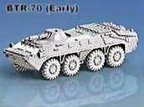 БТР-70. BTR-70. Масштабная модель 1:100.
