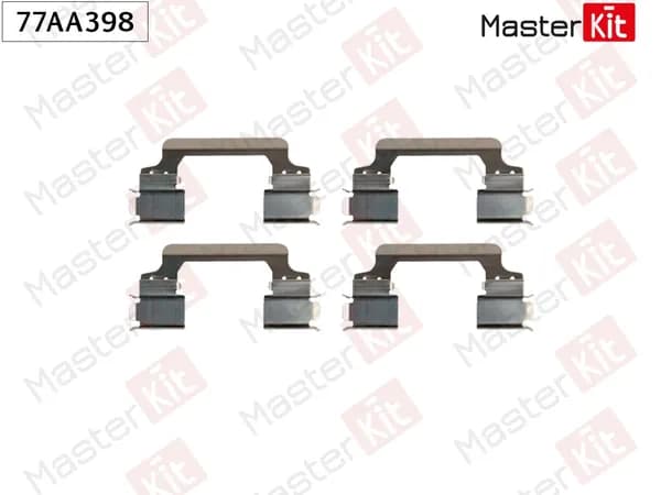 Комплект установочный тормозных колодок Land Rover, Range, Rover IIIL322 02-12 MasterKit 77AA398