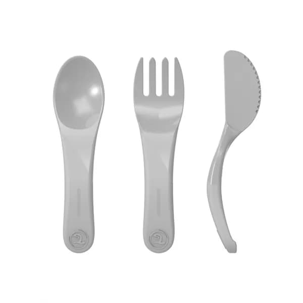 Набор приборов для кормления детский 6+m / Pastel Grey