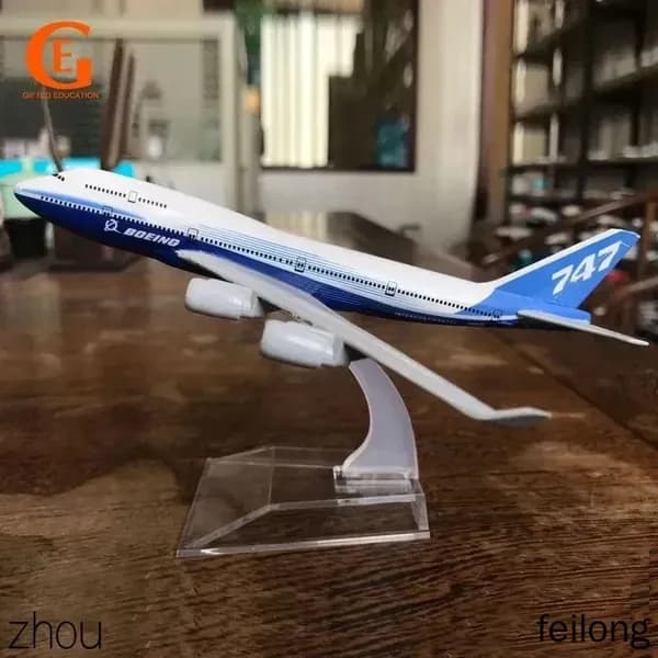 Металлическая Модель Самолета Боинг 747, B747