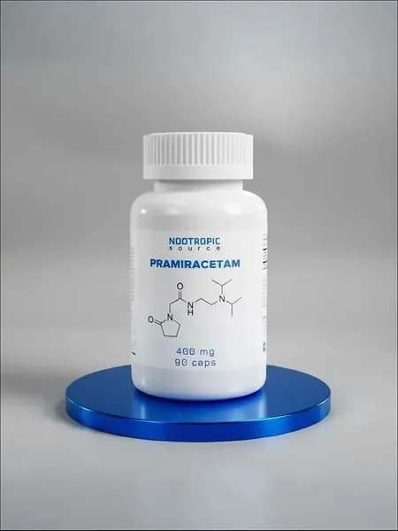 Прамирацетам Pramiracetam 400 мг 90 капсул Nootropic Source