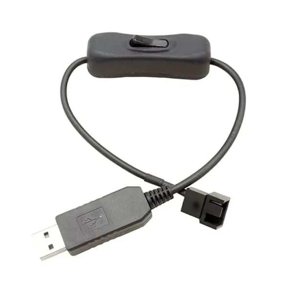 (1 шт) Повышающий кабель USB на 4pin 12V