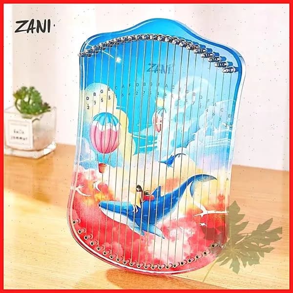 Lyre Harp лира Арфа 21 струн Харпика не калимба 21 тон Музыкальный инструмент для взрослых и начинающих детей