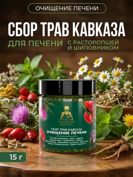 Сбор трав для очищения печени 15 г