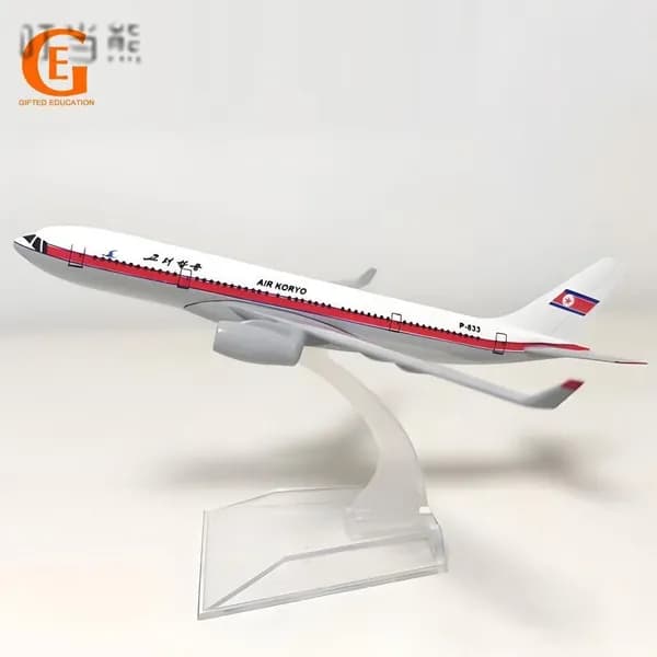 Металлическая Модель Самолета TU-204 P-633 Северная Корея, Советских Air KORYO Литая Коллекционная