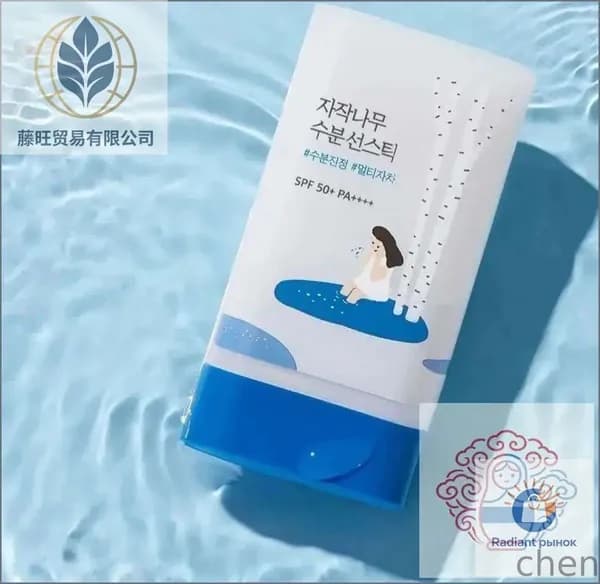 Round Lab Крем-стик солнцезащитный березовый увлажняющий - Moisturizing sun stick SPF 50+ 19г1
