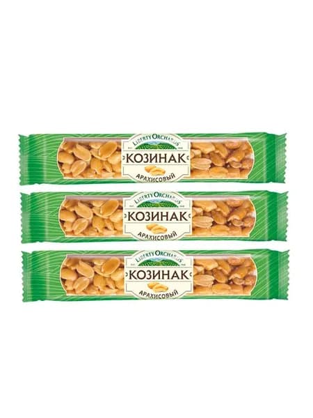 Liberty Orchards Козинак арахисовый, 50 гр, 3 уп