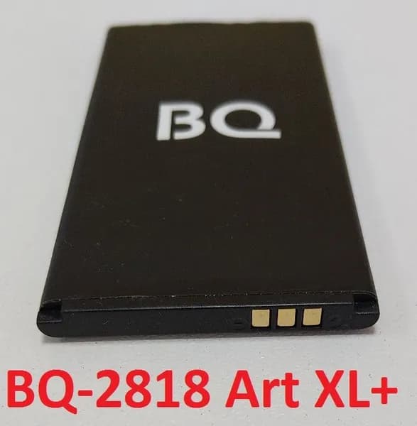 Мобильный телефон -Аккумулятор BQ-2818 Art XL+ (ORIGINAL) на 1400mAh, светло-желтый
