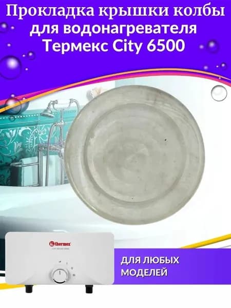 Прокладка крышки колбы для водонагревателя Thermex City 6500
