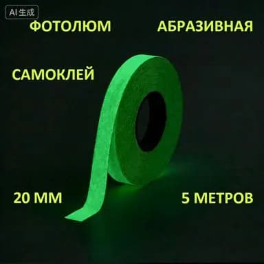 Снабком Противоскользящая лента 20 мм 5 м, 1 шт