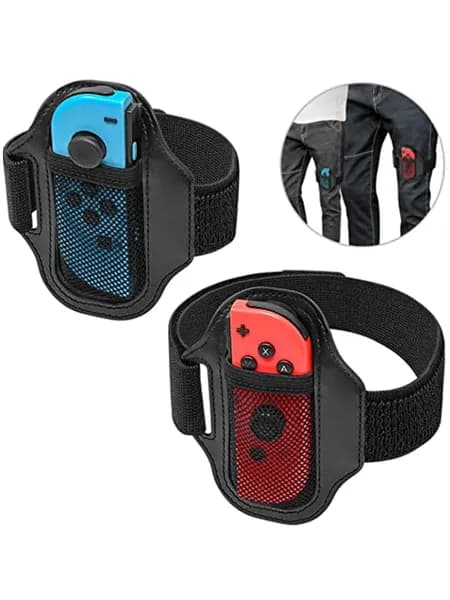 1 шт. Ремешок для ноги для Switch Sports Play Soccer, для контроллера Joy Con Nintendo Switch OLED, регулируемый эластичный ремешок