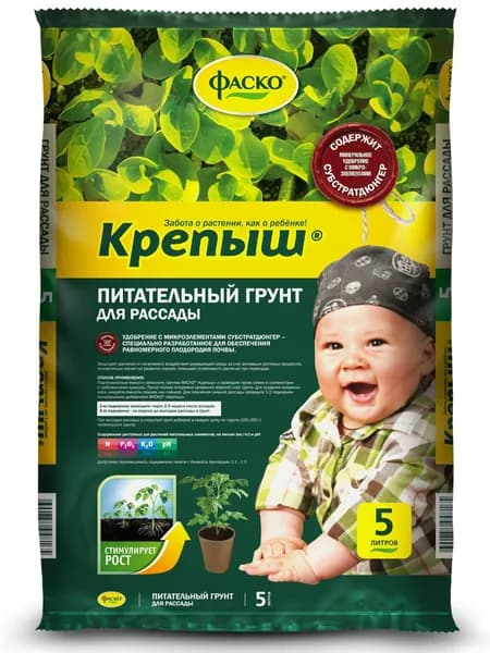 Грунт ФАСКО Крепыш Рассадный 5л