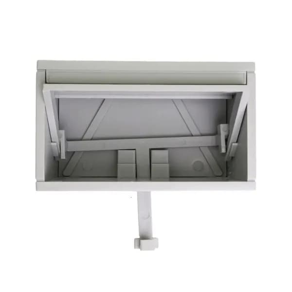 Компактный 3D держатель для ключей с механизмом открывания двери, аксессуар для прихожей, Светло-серый