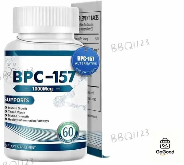 Капсулы с пептидом BPC-157, новым защитным соединением без ГМО, безглютеновой добавкой для восстановления мышц и тренировок, 60 капсул Tao Ji Rong