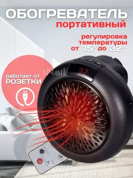 Мини обогреватель настенный портативный