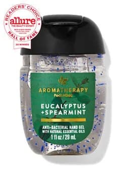 Bath & Body Works / Санитайзер для рук антисептик EUCALYPTUS + SPEARMINT,Эвкалиптовая мята, декомпрессионный ароматизатор,29ml