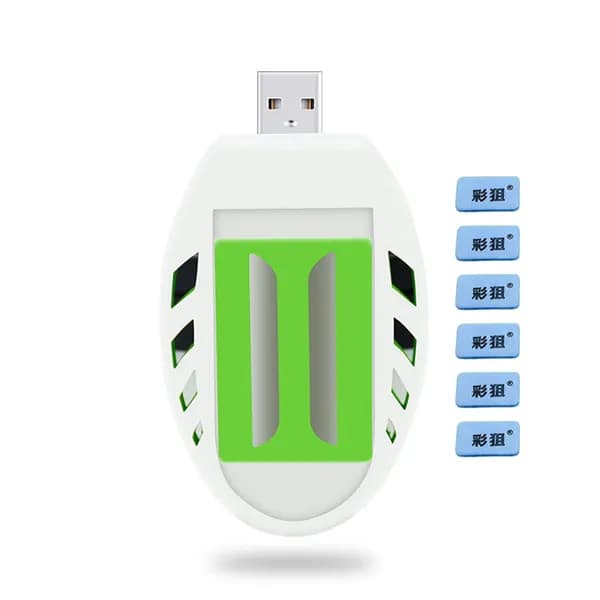 USB-обогреватель от комаров с набором спиральных чипов Портативный Электрический