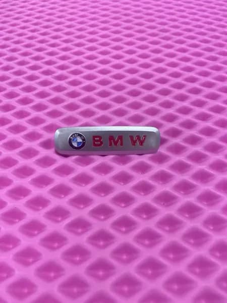 Логотип шильдик BMW (БМВ) для автоковриков и автоаксессуаров , 2 шт