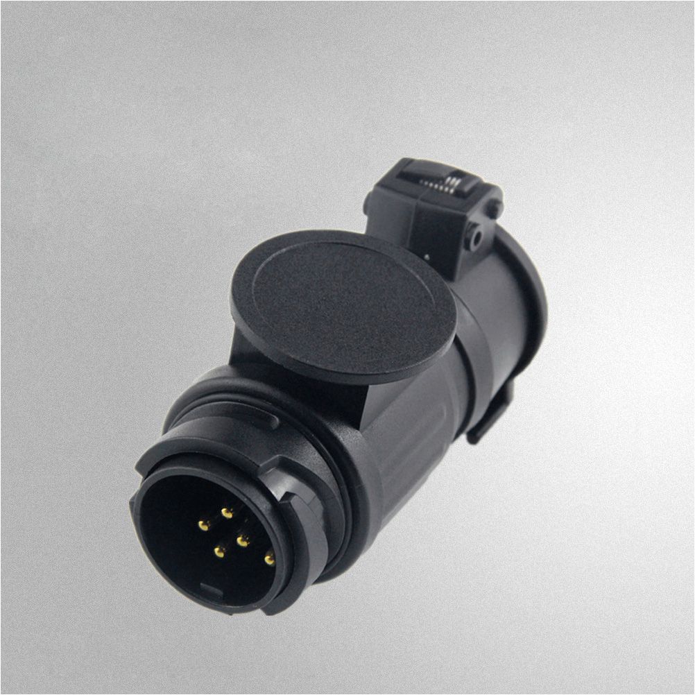 Разъём для прицепного оборудования, адаптер 7-13 пинов из corrosion-resistant материала, 10.3*5.8cm