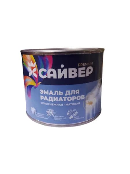 Эмаль алкид. для радиат.0,4кг.Сайвер (шт)