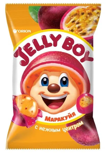 Orion Жевательный мармелад, Jelly Boy, Маракуйя, 66 г /