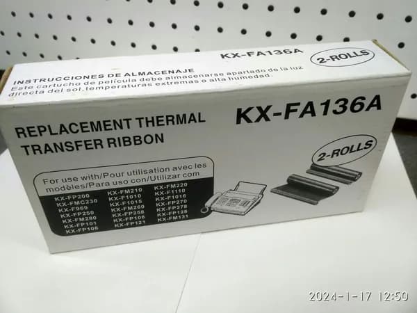 Термопленка Panasonic KX-FA136 совместимая (2шт.)