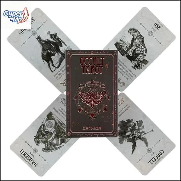 yunzhongyao карты Таро Оккультный/Occult Tarot,78 шт,Гадальные карты