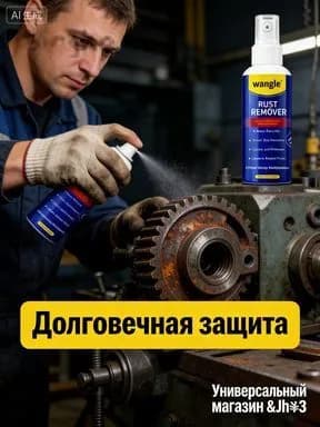 Преобразователь ржавчины Спрей, 100 мл, 1 шт.