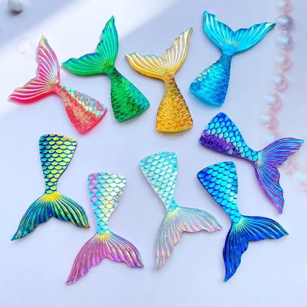 10pcs смола / рыбий хвост DIY Ювелирные украшения аксессуары
