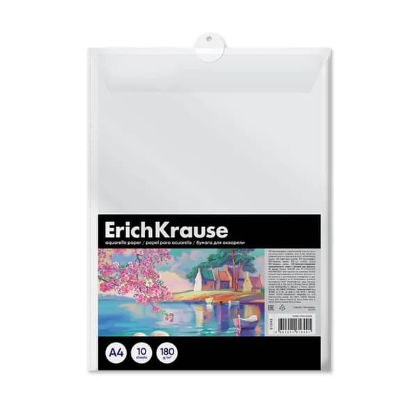Erich Krause Бумага для рисования A4, 10 лист., шт