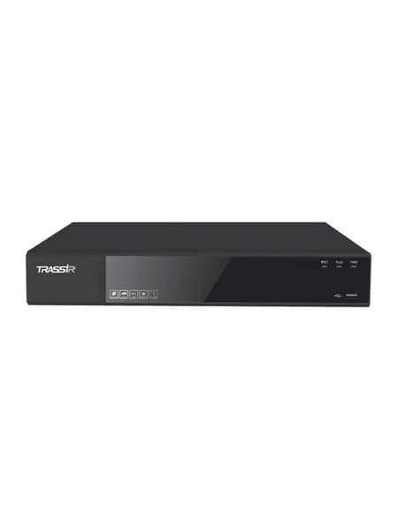 Цифровой IP видеорегистратор TRASSIR TR-N1216P v2 с питанием камер на 16 каналов/ONVIF/без HDD