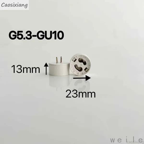Патрон для лампы, Цоколь:GU5.3, 18 Вт, Нет в комплекте, 1 шт.