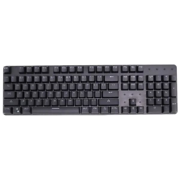 1 набор ABS Клавиши с подсветкой OEM профиль для замены кнопок Полный набор 104 клавиши для игровой механической клавиатуры, Черный