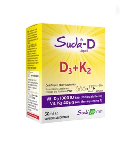 suda витамин-suda-d d3+k2 жидкость 30мл