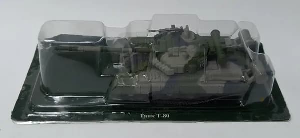 "Русские танки",модель Т-80 (в коробке-блистере)