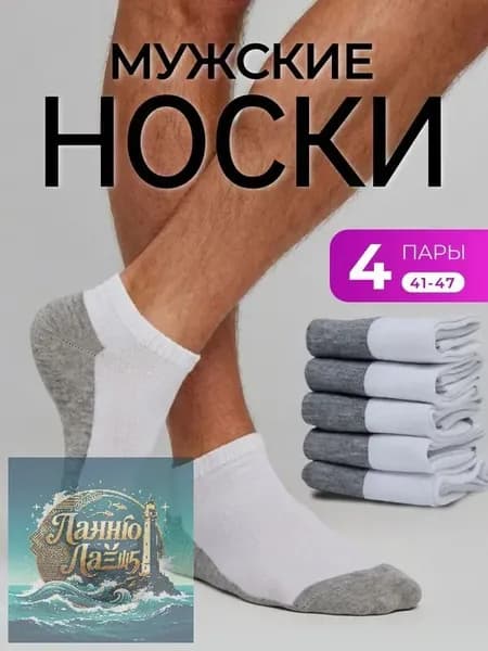 Носки мужские, 4 пары