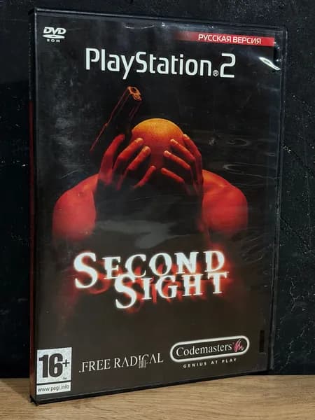 Second Sight / Диск с игрой для PS2, штамповка