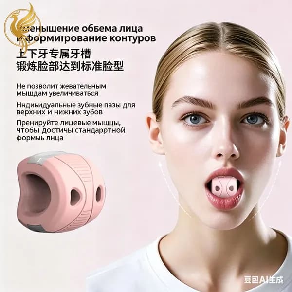 Премиумнабор для мускулов челюсти, коррекция овала лица, 2 штуки